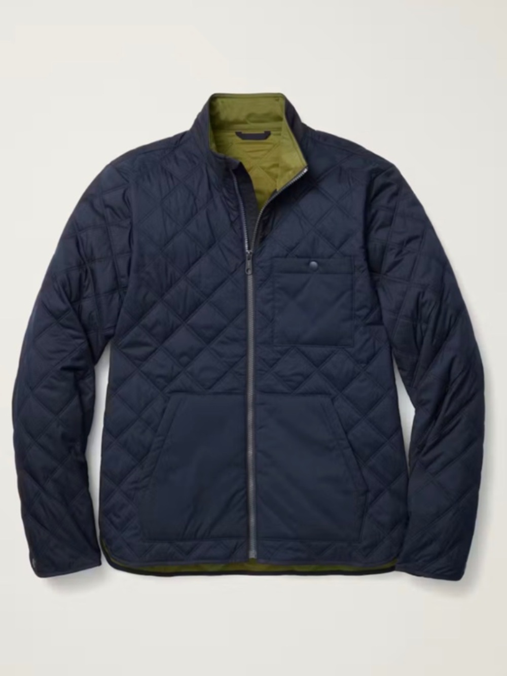 Bonobos Men's Sportsman Quilted Jacket in Navy Blue Size Large NWT